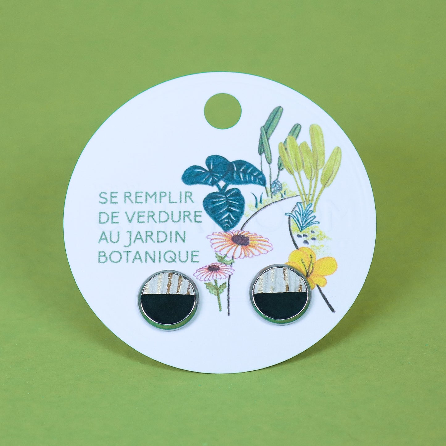 Boucles d'oreilles Jardin botanique