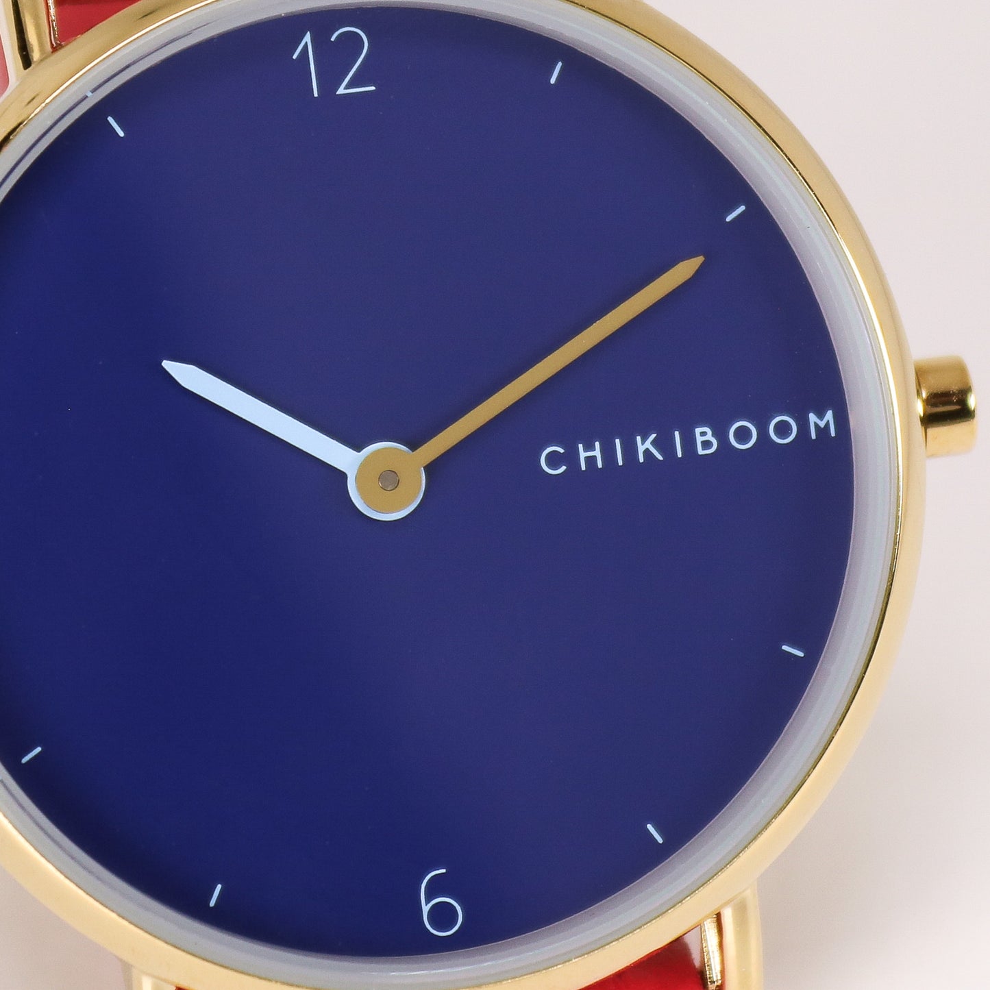 Montre bleu / bleu et or