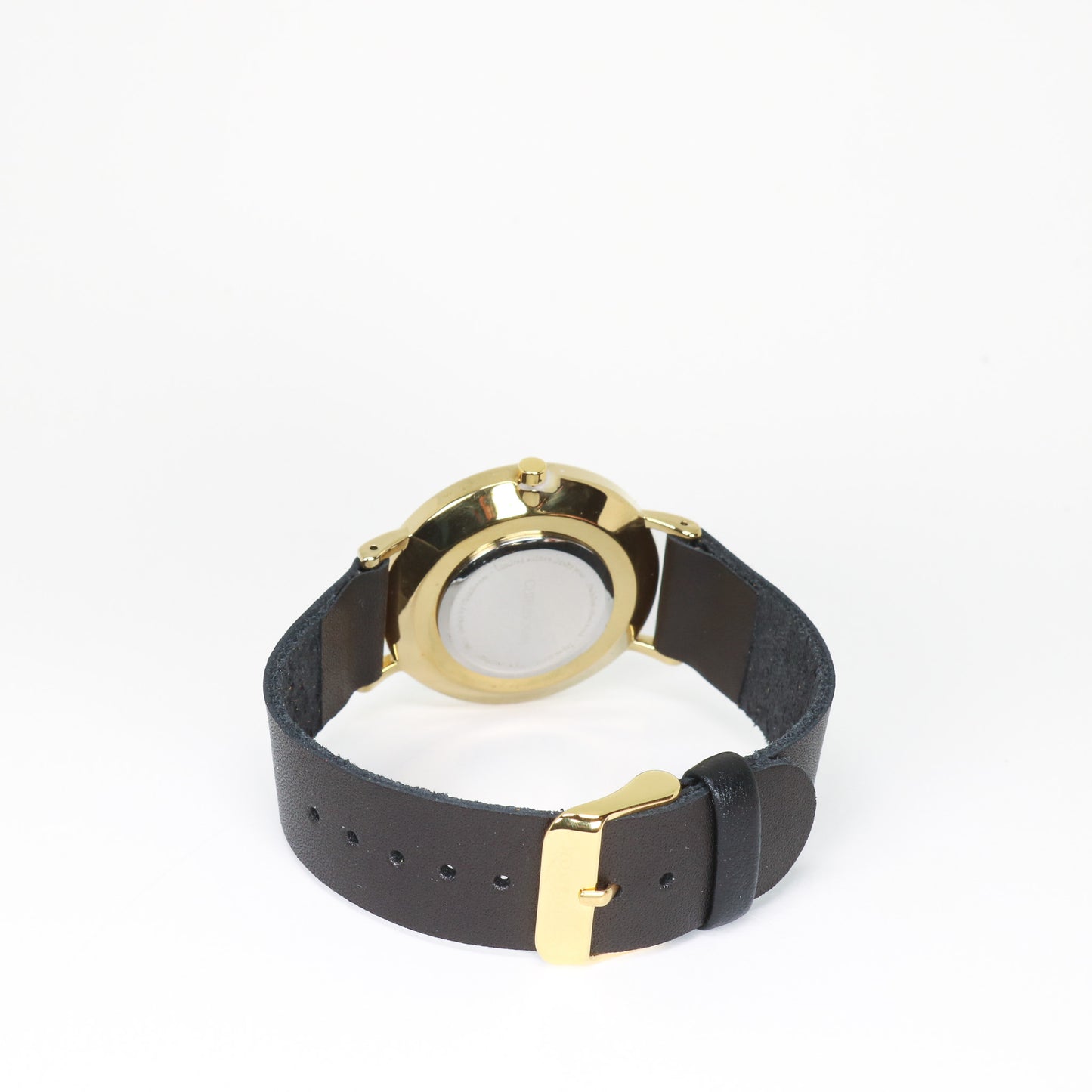 Montre noir / blanc et or