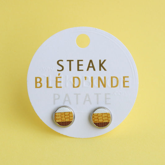 Boucles d'oreilles Pâté chinois