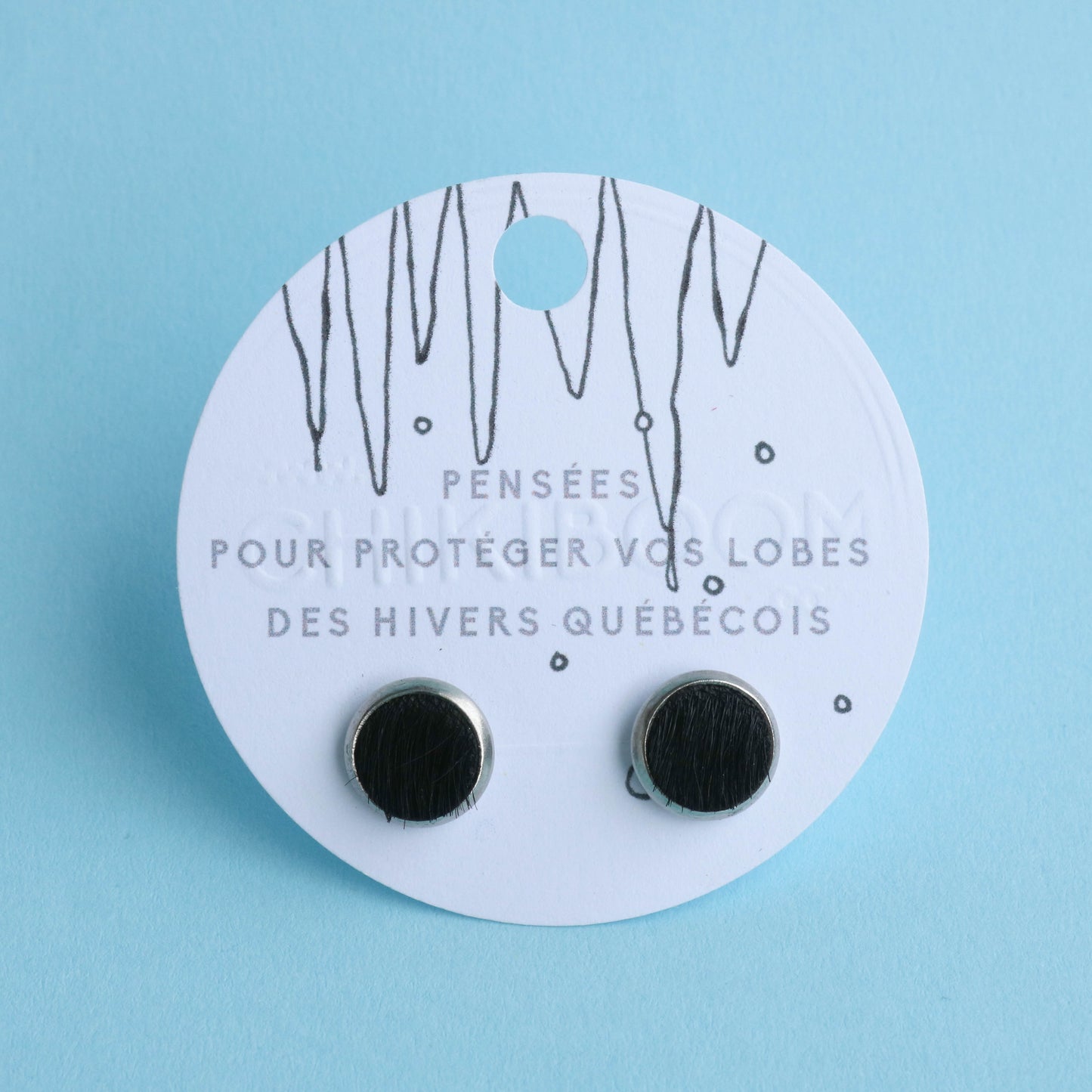 Boucles d'oreilles Fourrure