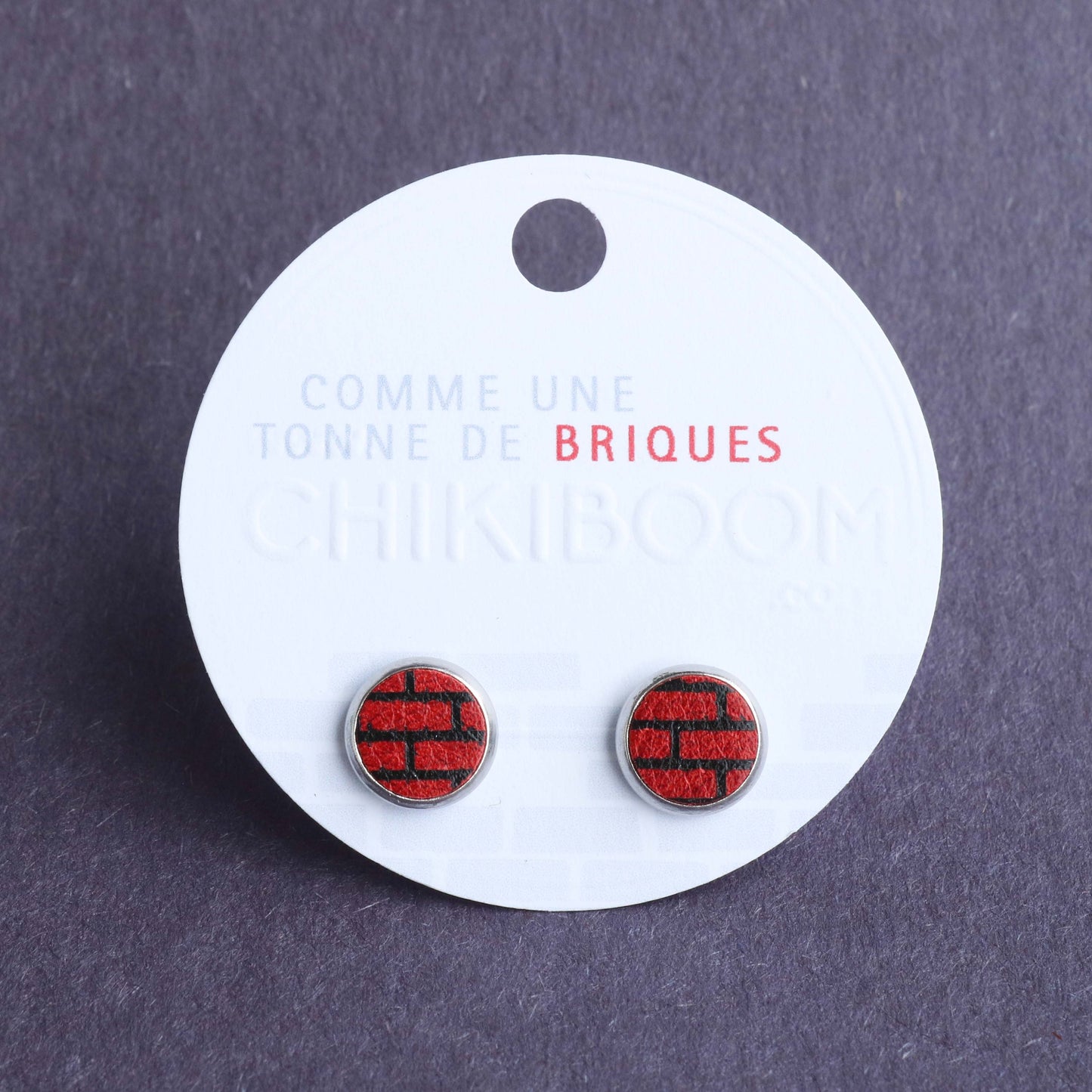 Boucles d'oreilles Briques