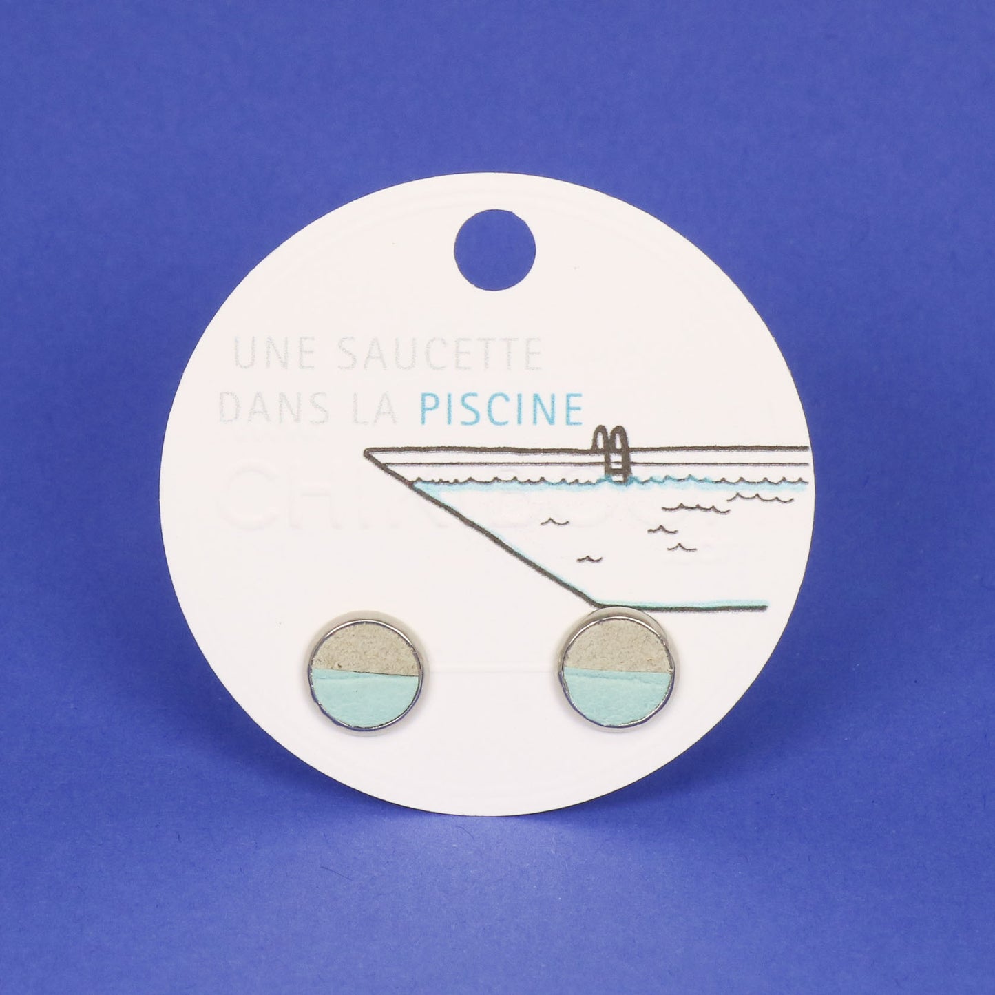 Boucles d'oreilles Saucette dans piscine