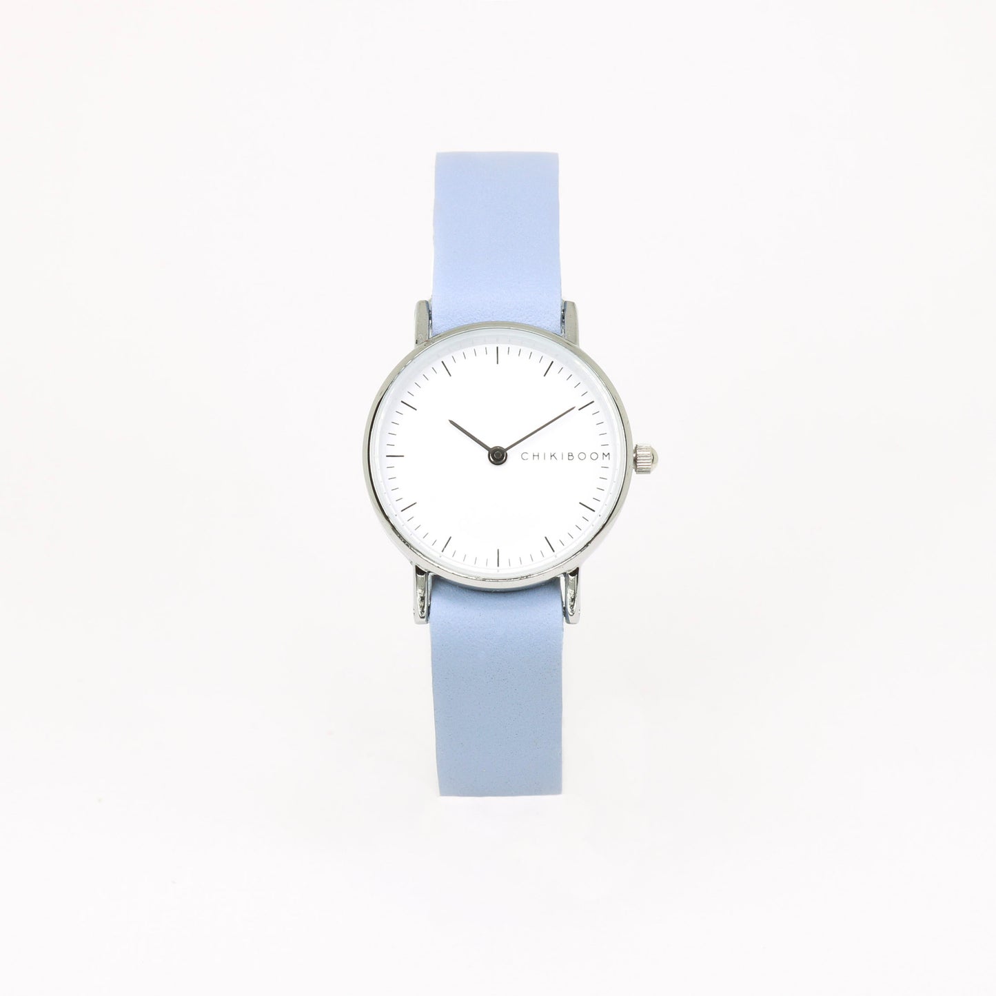 Montre femme bleu tendre / blanc