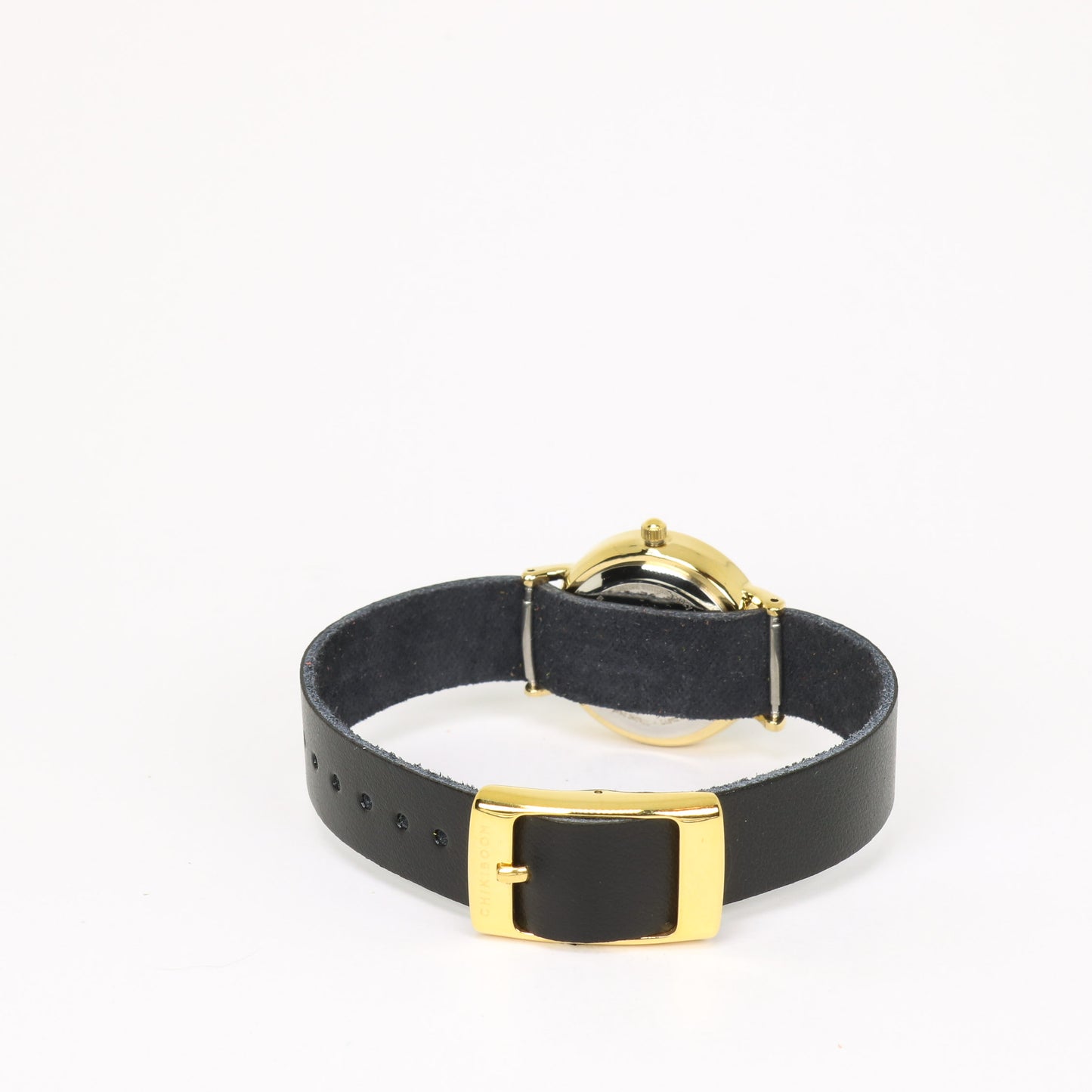 Montre femme noir / noir et or