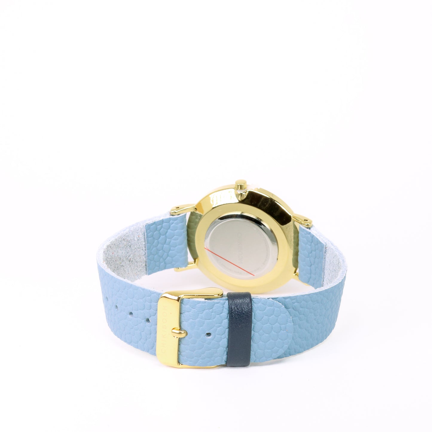 Montre Bleu / terrazzo et or