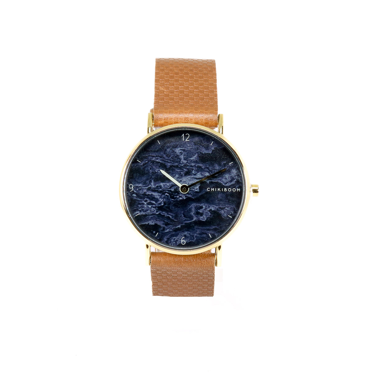 Textured brown watch / Mists and gold