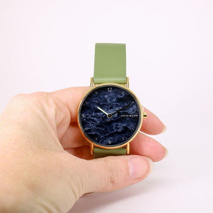 Khaki watch / Mists and gold