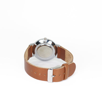 Brown / white watch