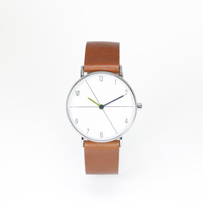 Brown / white watch