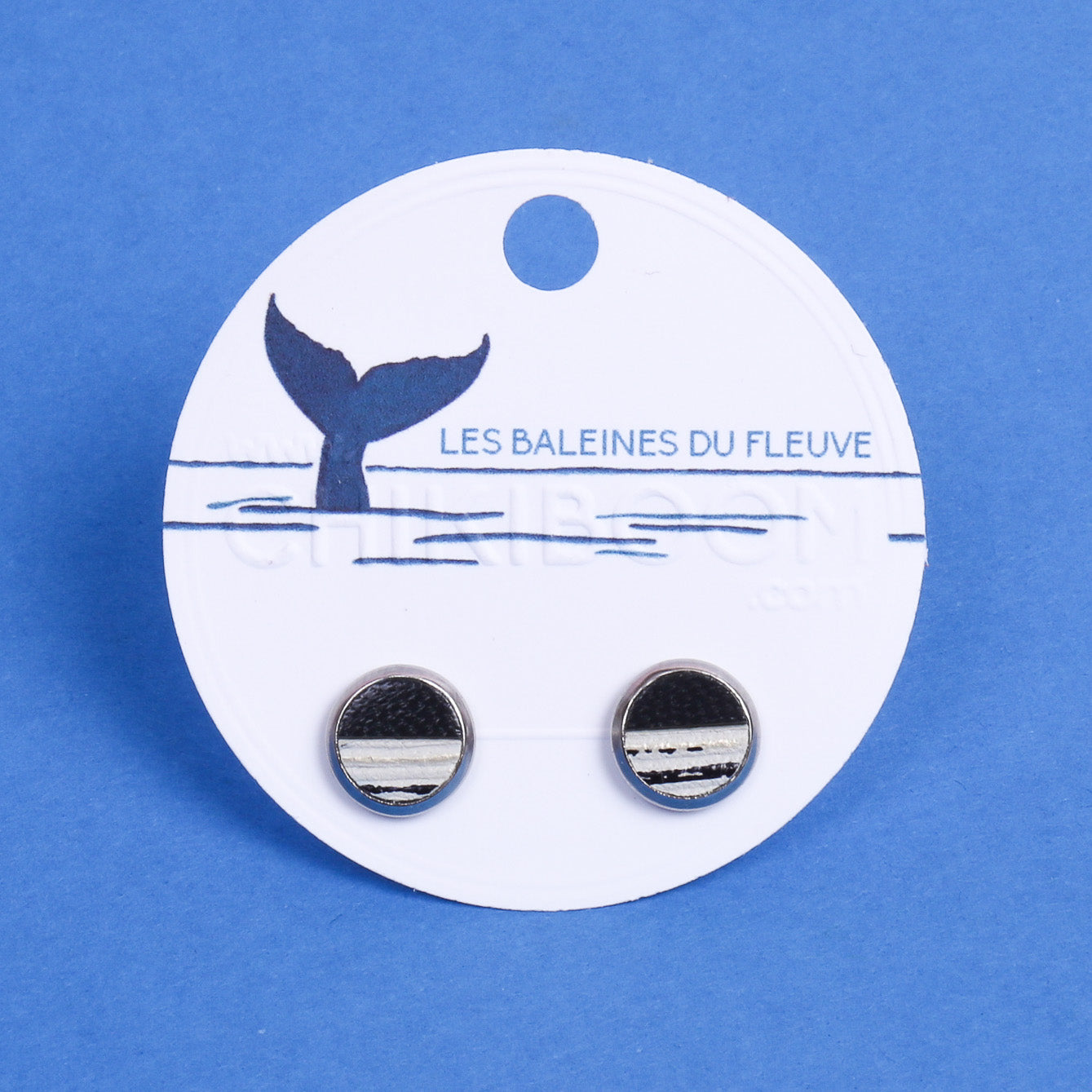 St-Lawrence whale earrings