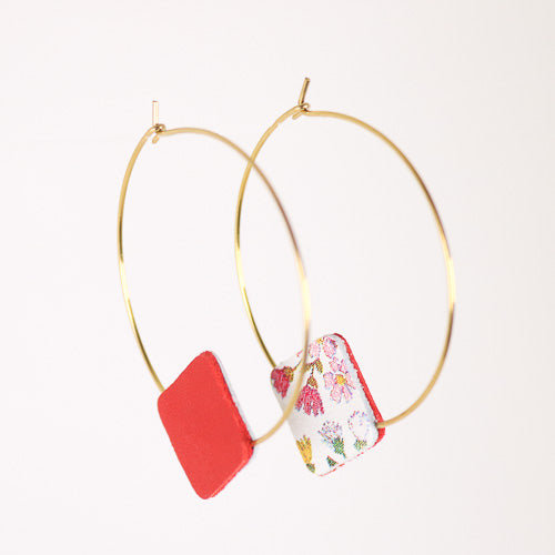 Round / Square Earrings