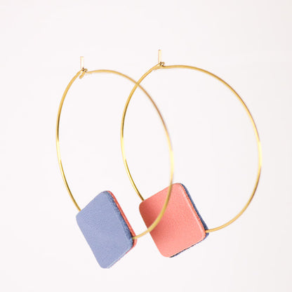 Round / Square Earrings