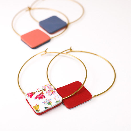 Round / Square Earrings