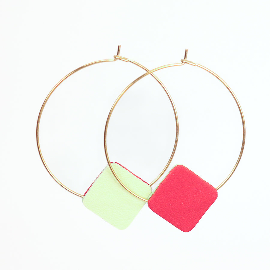 Round / Square Earrings