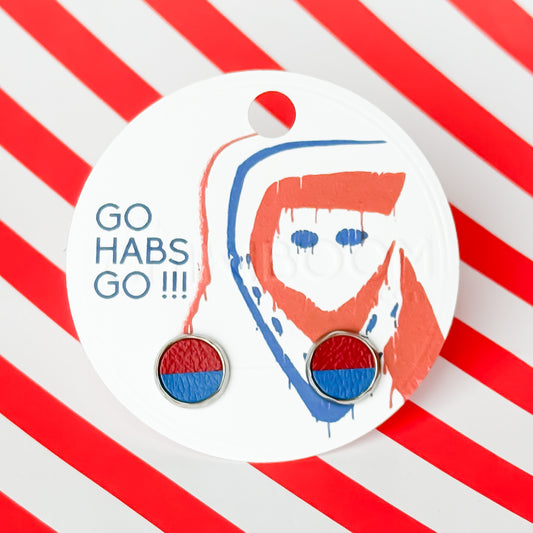 Boucles d'oreilles Canadiens