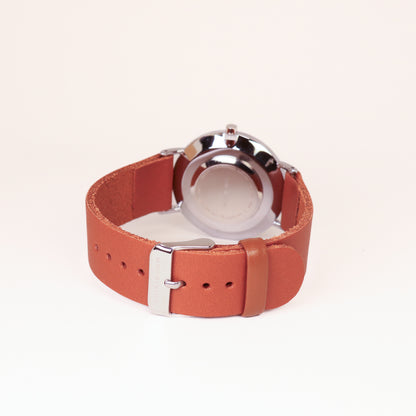 Brown / white watch