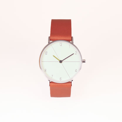 Brown / white watch