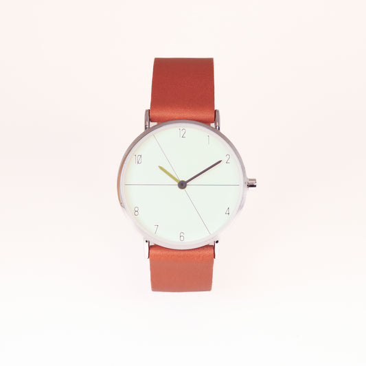 Brown / white watch