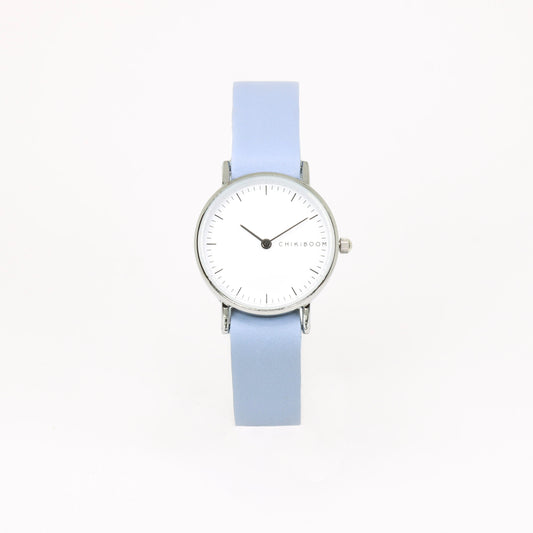 Baby blue / white women's watch