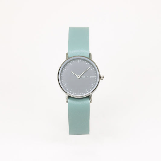 Montre femme turquoise / gris