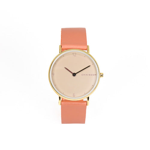 Montre Terracotta / rose et or