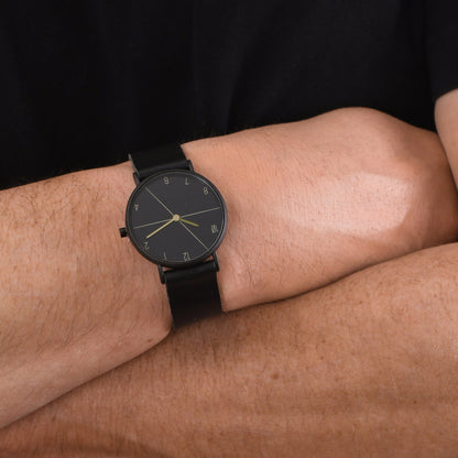 Black / matte black watch
