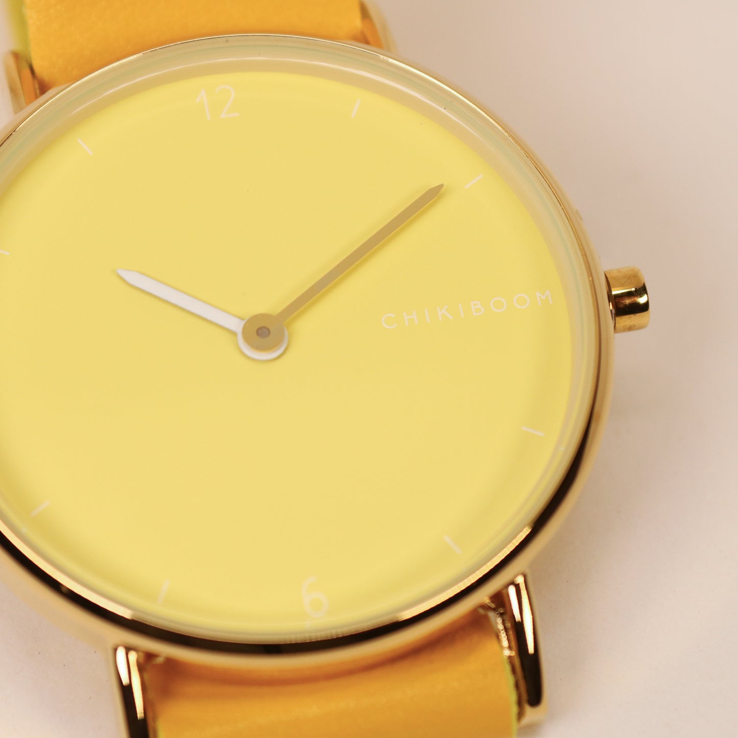 Montre citron / citron et or