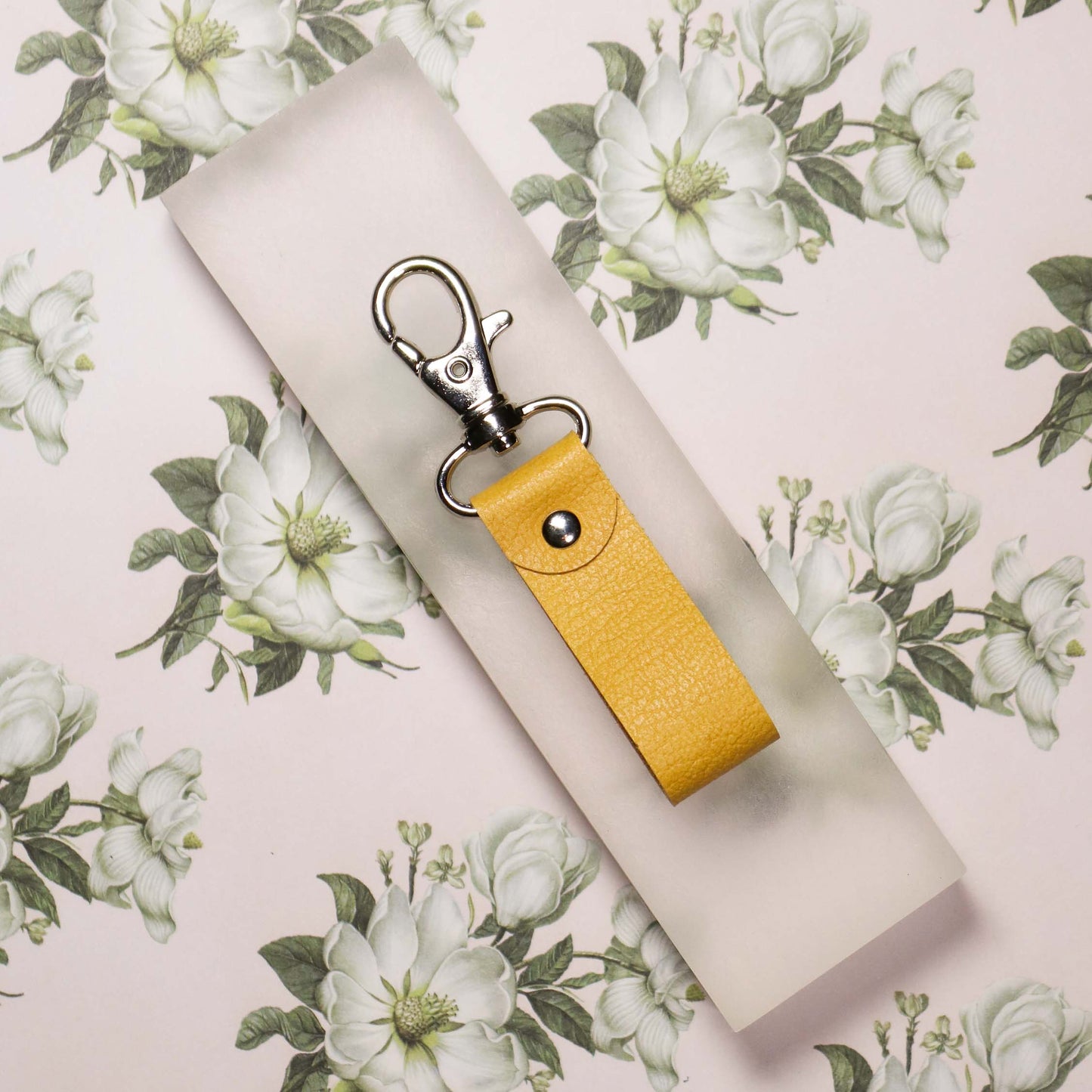 Mustard key ring