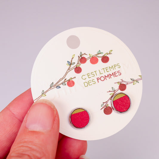 Forbidden fruit earrings