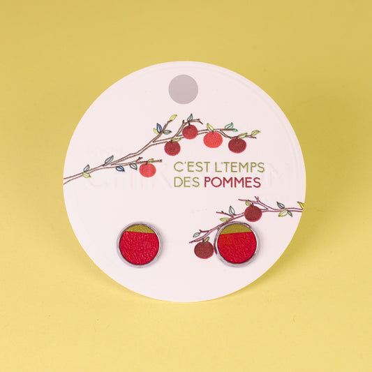 Forbidden fruit earrings