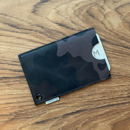 Porte-cartes camo / noir