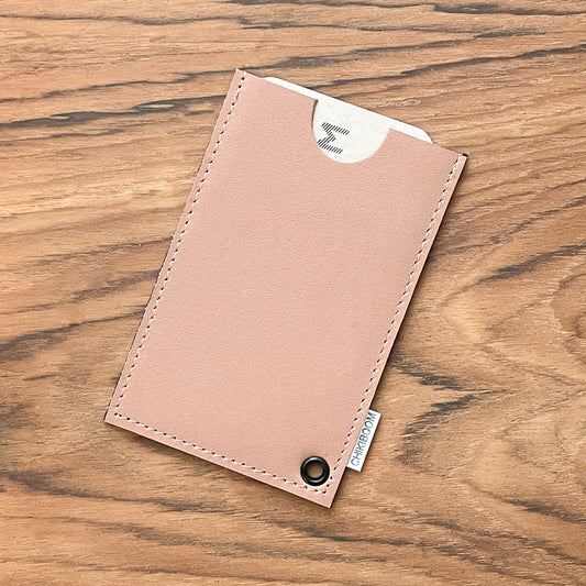 Porte-cartes beige / noir