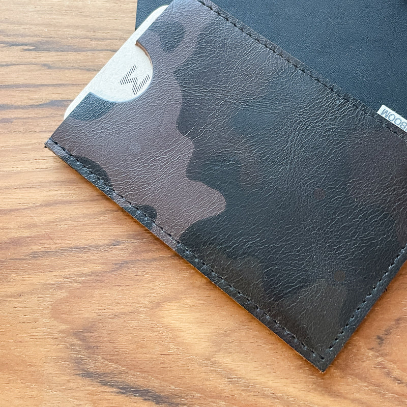 Porte-cartes camo / noir