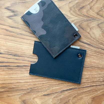Porte-cartes camo / noir