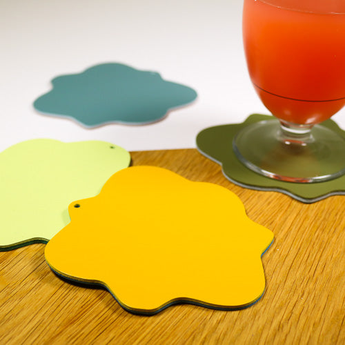 Sous-verres flaques
