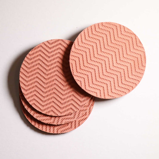 Pale pink coaster